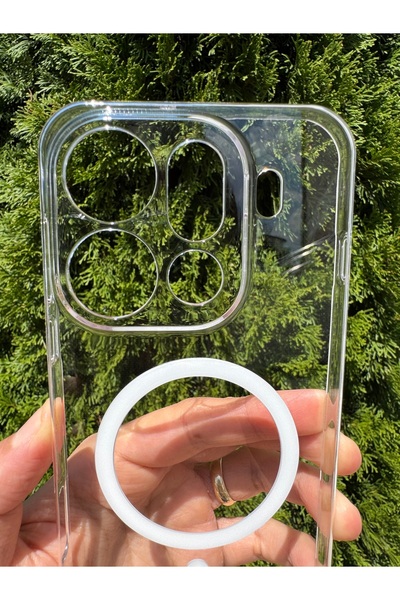 Deppo Trend Oppo Find X9 Pro Uyumlu Kılıf İnce Sert Sararmaz Magsafe Kamera Korumalı Koruyucu Dayanıklı Transparan Arka Kapak