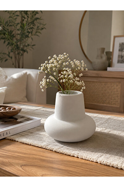 Sisay Home Vază decorativă Nua – Ghiveci minimalist și modern pentru flori