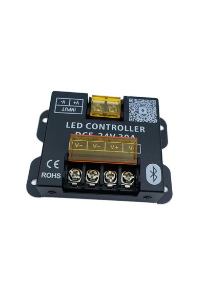 Choice جهاز تحكم في إضاءة LED بتقنية البلوتوث BT-LED-DIMMER، يعمل بجهد 12-24 ...