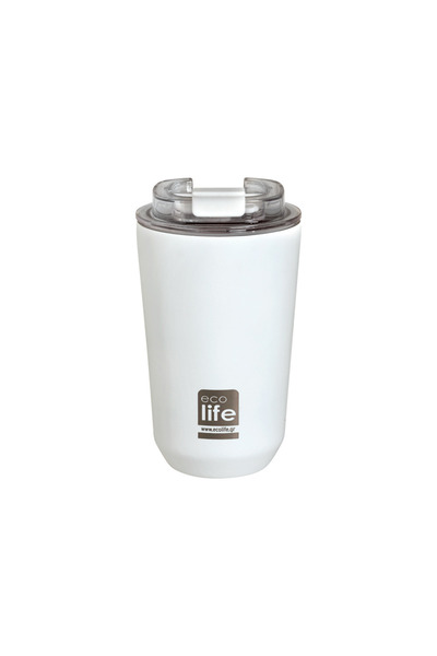 Ecolife Ολόλευκο Θερμός Καφέ 360ml