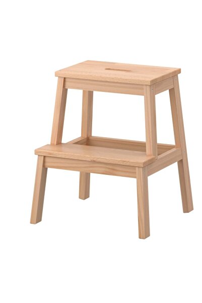 BEKVEM BEKVÄM Step stool, beech, 50 cm