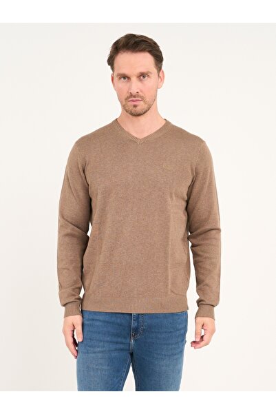 Lee Cooper - Pulover barbat cu maneca lunga de culoare uniforma