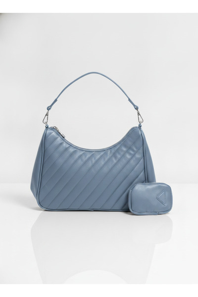 MILANO COLLECTION Quilted Women's Shoulder Bag with Wallet Included, 2 Short ...