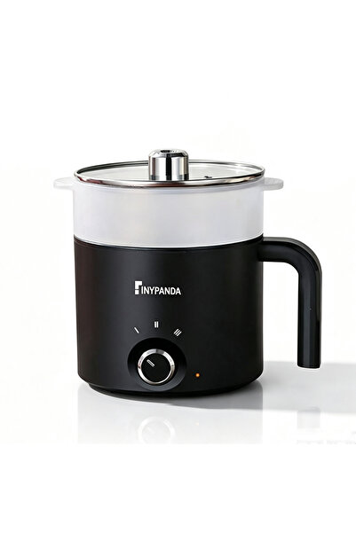 Sumkyle Electric Hot Pot 1.8L Nonstick Ramen Cooker for One-Person | Dual Pow...