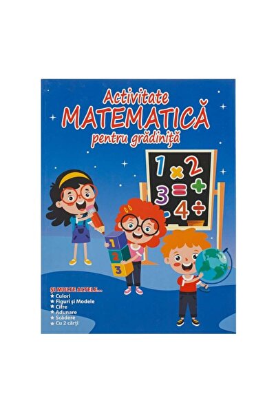 BAMI NETWORK Carte activitati matematice A4 pentru gradinita 36 pagini