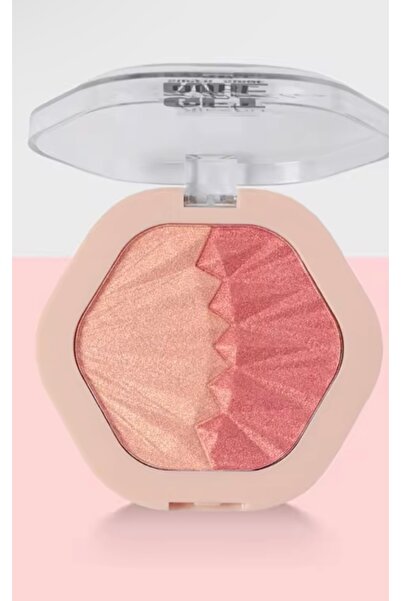 Generic Brand Two-Color Glossy Cheek Blusher