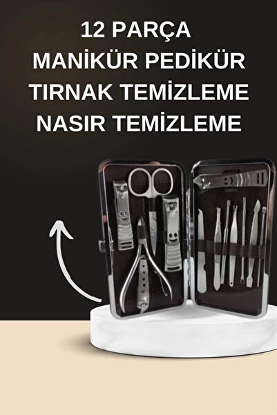 SORA GROUP Electric Manicure Pedicure Set Double Set 12 Pieces Nail Care File...