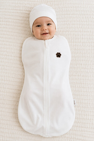 Melekpare 100% Cotton Zippered Baby Swaddle Newborn