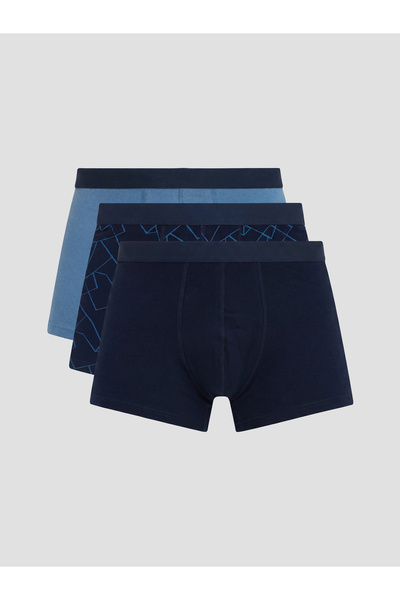 LC Waikiki Boxeri bărbați din bumbac elastic, pachet de 3