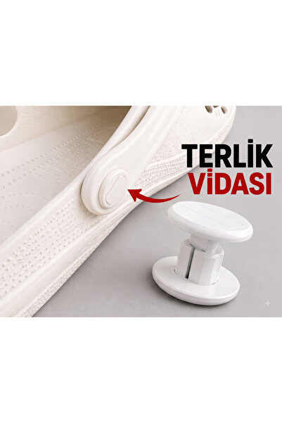 Pernator Universal Terlik Vidası Yedek Klipsi Uyumlu Terlik Aksesuarı