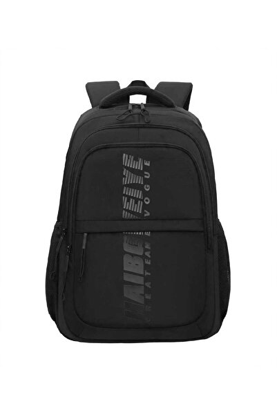 Generic Brand Rucsac Impermeabil, Încăpător, pentru Școală, Negru,49*34*19cm