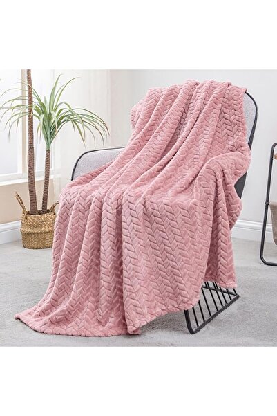 Exclusivo Mezcla Celadon Fleece Throw Blanket for Couch and Bed, 50x70 Inches...
