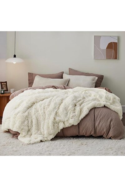 BEDSURE Ultra Soft Throw Blanket, Fluffy Blankets & Throws - Fuzzy Sherpa Fau...