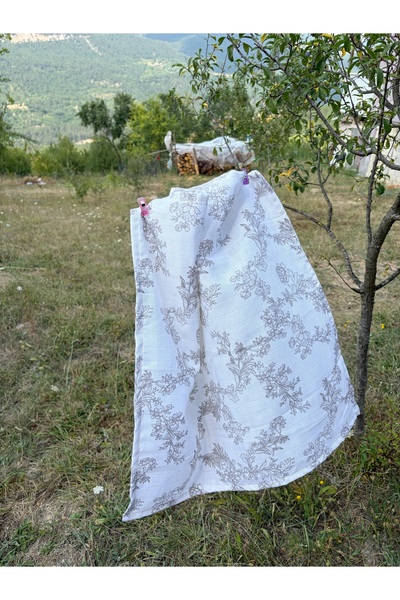 ToffyStore Brown Detailed Vintage Öüsli̇n Kitchen Towel