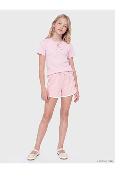 LC Waikiki I Girls' Shorts with Stripes on the Sides from Freezen Store