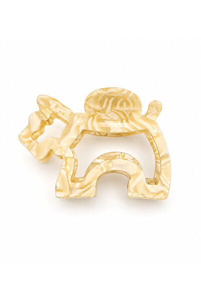 Dükkan Artı Large Size Dog Model Latch Buckle Yellow
