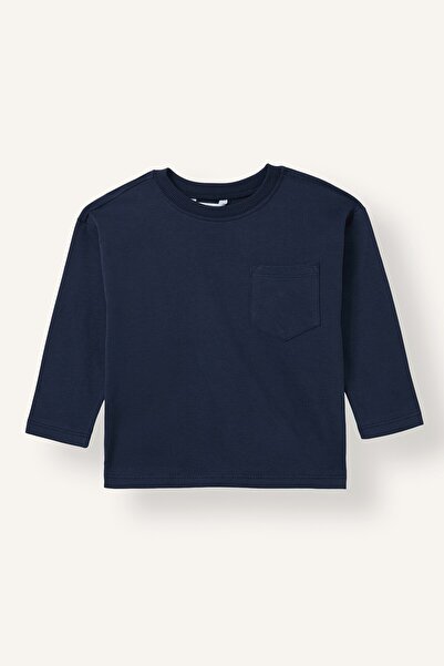 DeFacto Crew Neck Long Sleeve Basic T-Shirt Baby Boy B7004A526Au