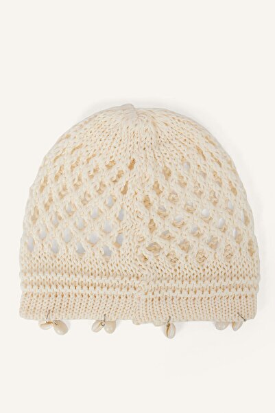 DeFacto Women's Shell Detailed Crochet Knitted Hat I7103Ax26Sm