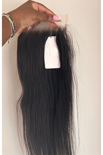 Store 16inç - 40 cm - HD 6*6 HD Lace Closure - 6*6 HD Tül Tepelik Gerçek İnsa...