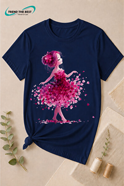 TREND THE BEST Trendin En İyisi Summer Ballerina Red Flowers Printed Girls' a...