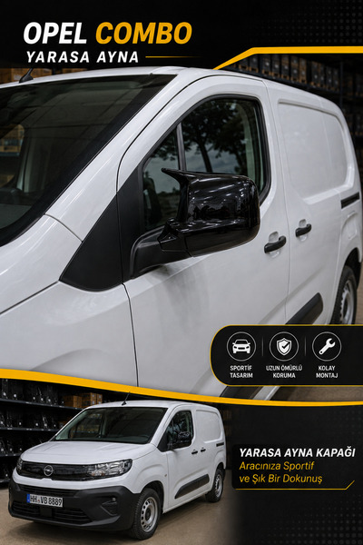 MODxAUTO OPEL COMBO 2024+ ARACA ÖZEL YARASA AYNA KAPAĞI (İTHAL)