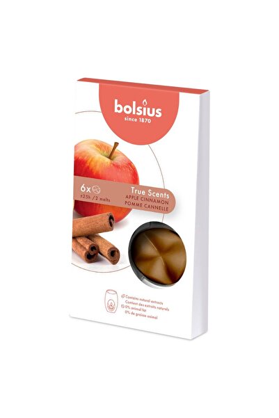 Bolsius Set 2 x Cipsuri din Parafina Parfumata - Mar si Scortisoara - 6 Buc