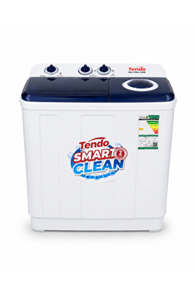 tendo غسالة ملابس بحوضين سعة 10 كجم مع 6 سرعات تجفيف طراز RA-TW100-25W