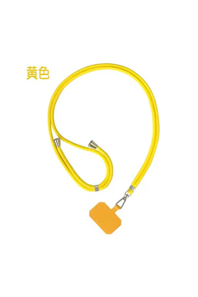 Choice7 Yellow Universal Crossbody Phone Lanyard with Patch Adjustable Mobile...