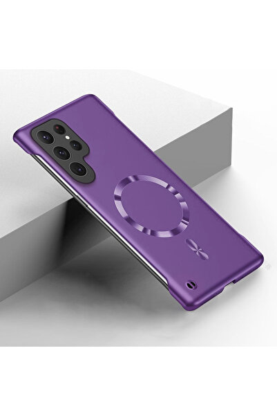 Choice35 Galaxy S26 Ultra Purple Metal Painted Frameless Case For S26 S25 Edg...