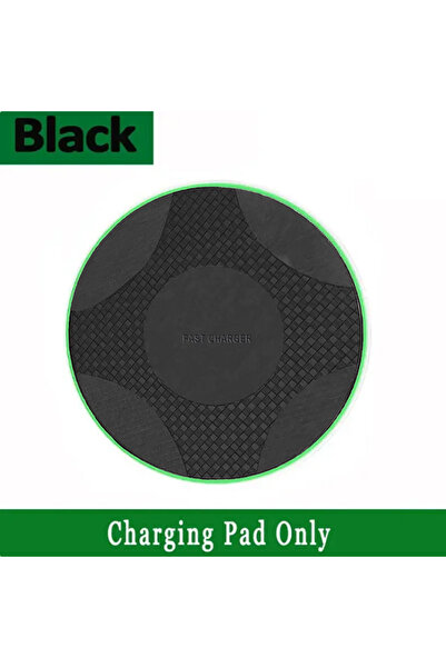 Choice1 Black no cable 15W Wireless Charger Pad Type C Portable Induction Fas...
