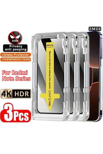 choice2 Redmi note 15 Anti Peeping 3 Pieces 3Pcs Dust Free Installation Priva...