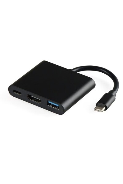 Choice1 black 3 in 1 USB C to HDMI Adapter,Type C Digital AV Multiport Adapte...