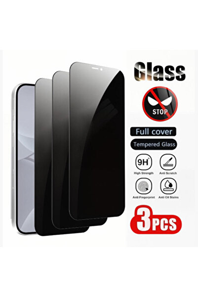 Choice33 iPhone 15 Anti Peeping 3PCS black 3pcs Anti-Spy Screen Protector For...