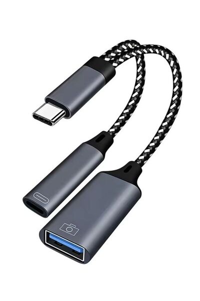 Choice For Type-C Type C 2 in 1 Type-C To USB a Adapter USB 3.0 Converter Spl...