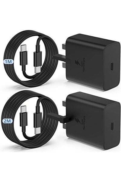 Choice WHITE UK British standard charger 45W USB C Super Fast Charging for fo...
