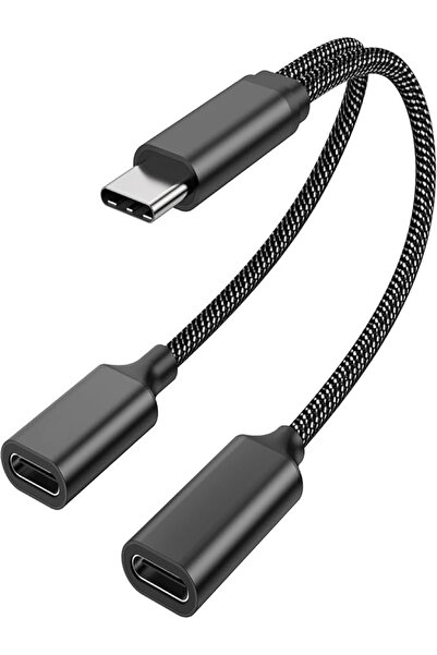 Choice Other black 1pcs Multi-function Adapter 2 in 1 Type C HiFi Audio and C...