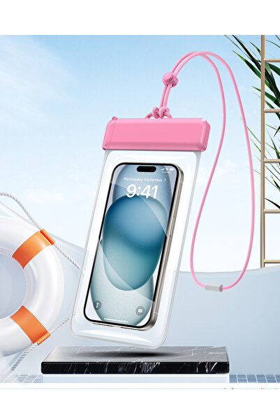 Choice3 TPU Pink Waterproof Phone Case Pouch For Swimming Diving TPU Cover Fo...