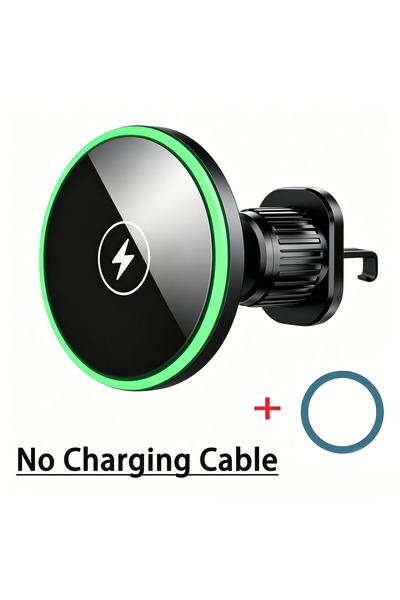 Choice1 Black no cable 15W Magnetic Car Wireless Charger LED For IPhone12 13 ...