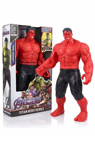 AVENGERS Red Hulk Anti-Hero 30cm Collectible Figure – 12 Inch Titan Hero Seri...