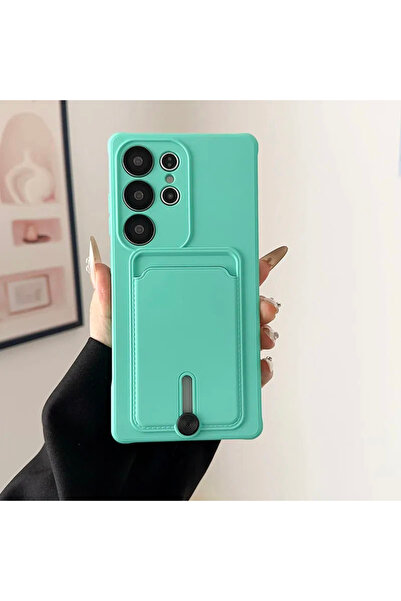Choice5 Galaxy S26 Ultra Green Card Pocket Wallet Clear Case For S26 S25 Ultr...