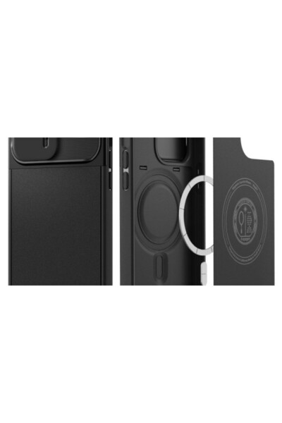 Spigen Optik Mag Armor - iPhone 14 Pro Max - Μαύρο