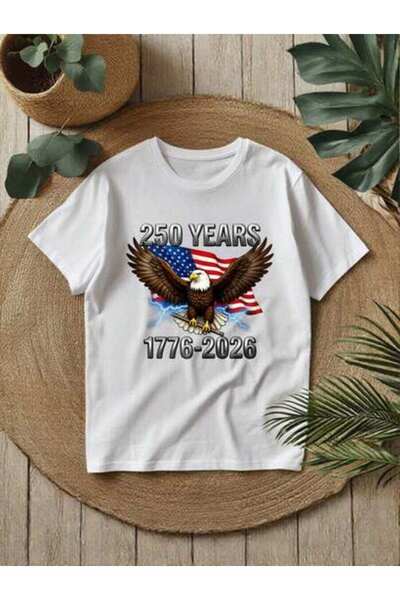 kai22 Patriotic Printed T-Shirt For Men And Women, 250th Anniversary 1776-202...