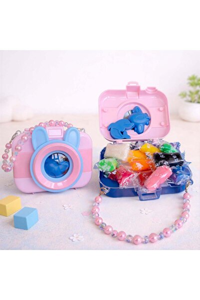 JML Aparat Foto Stil Geantă 10x12cm, cu 12 Plastiline Colorate și 2 Forme de ...