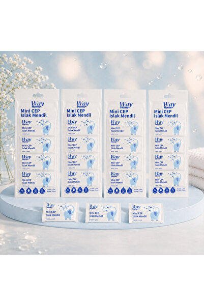 maslo 4X8 32 Pack Mini Pocket Wet Wipes Unscented Aloe Vera Extract Vitamin E...