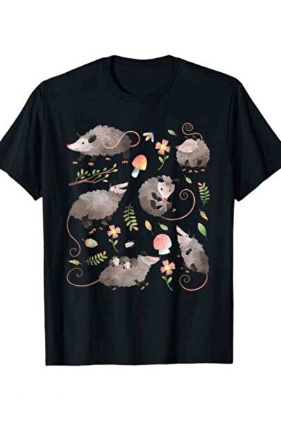 4CR Possum Opossum Lover Owner Cottagecore Cute Kawaii Men T-Shirt, Men's Sty...