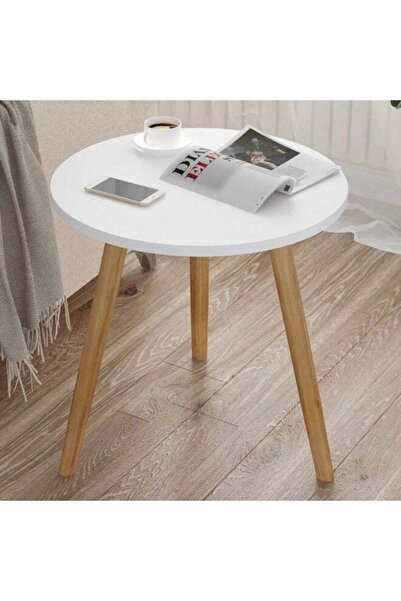 DubaiGallery Scandinavian Side Table – Stylish Round Accent Furniture