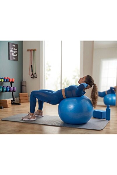 Generic Brand Yoga Ball Exercise Thickened 75cm Balance Fitness Rehabilitatio...