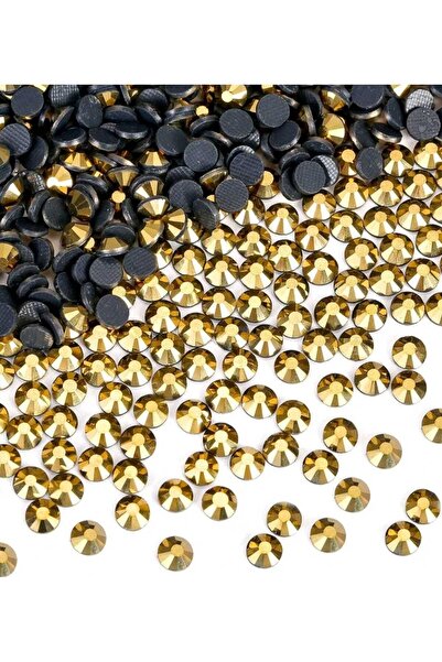 yiğit aksesuar Hotfix Iron-On Stones Ss10 Gold (25 Gr - 1440 Pcs)