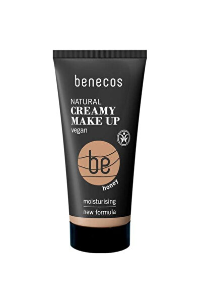 benecos Fond de Ten Bio Hidratant - Creamy Make Up, nuanta Honey, 30 ml