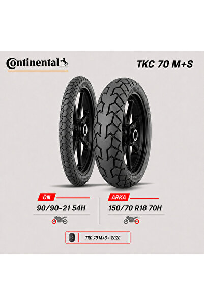 Continental TKC 70 M+S 90/90-21 54H - 150/70 R18 70H Ön Arka Motosiklet Lasti...